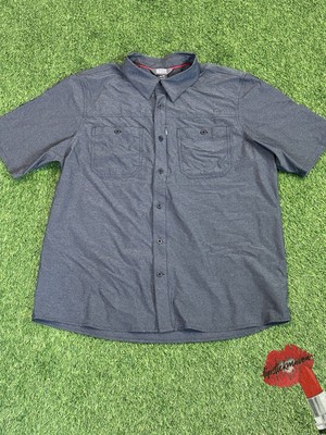Outdoor Research Shirt Mens XL Gray Wayward Short Sleeve Performance 269220