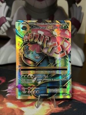 Pokémon TCG M Venusaur EX Full Art Holo Ultra Rare Card 100/108 Evolutions