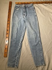VTG Stefano International Jeans Womens Sz 8 Blue 90s Slim Taper Acid Wash Pants