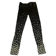 Koral Stellar High Rise Impression Leggings Stars Constellation Black Gold XS