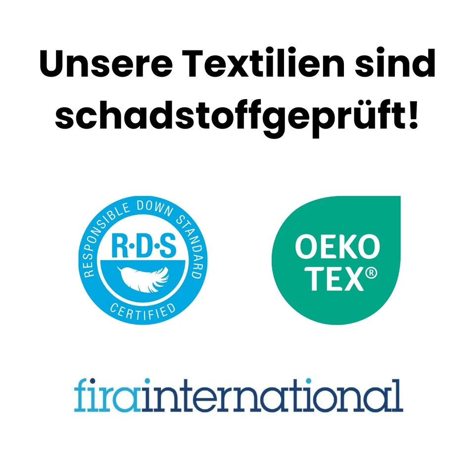 HS18 Seitenschläferkissen Schwangerschaftskissen Kissen 90% Federn Daunen 145x40 - Bild 4 von 4