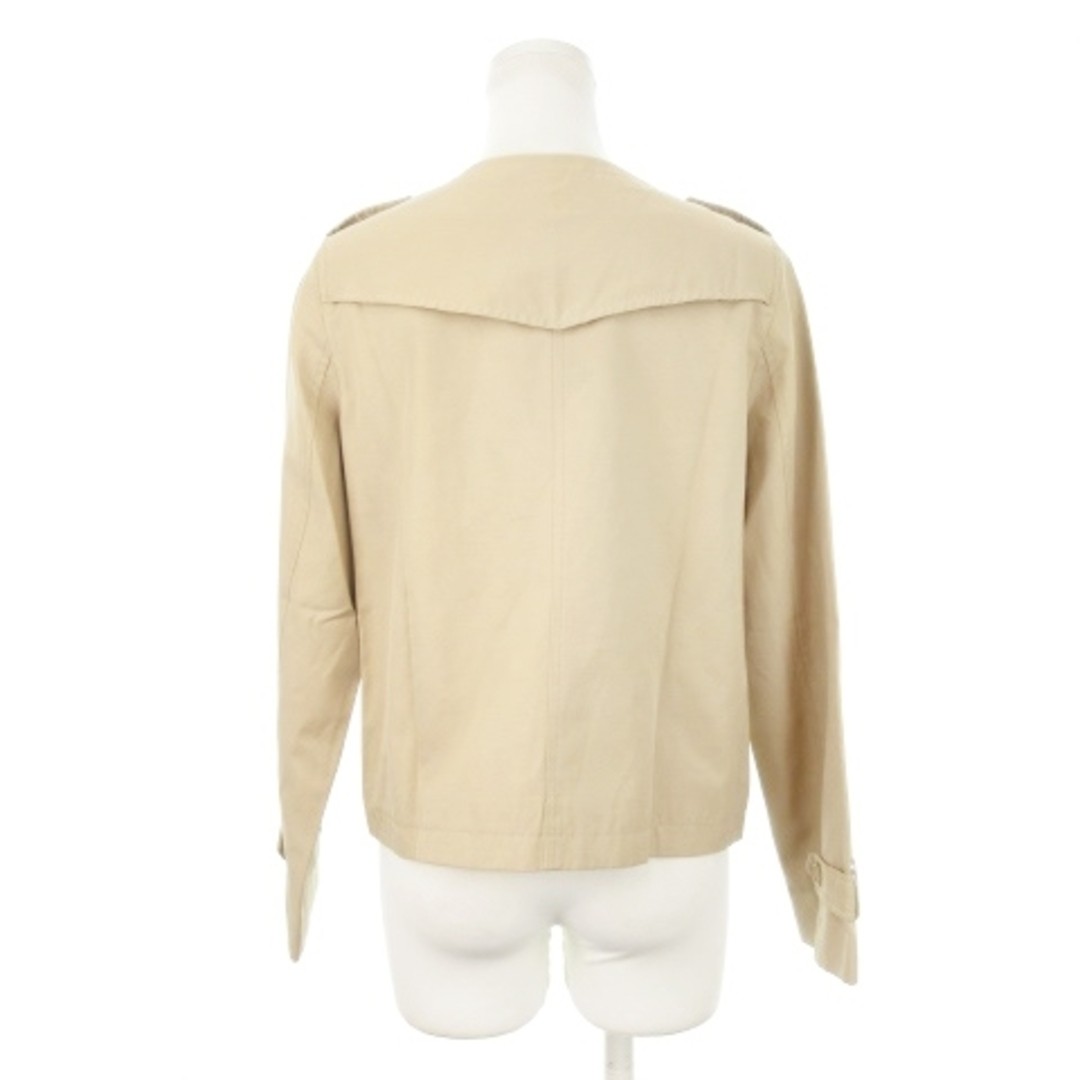 NATURAL BEAUTY BASIC Jacket Trench Collarless Dou… - image 2