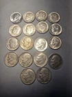 Roosevelt Silver Dimes - Lot of 18- Years From 1946 to 1964. 90% silver