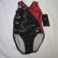 NWT GK Elite DISNEY Leotard Gymnastics MINNIE MOUSE SILHOUETTE Tank Child Medium