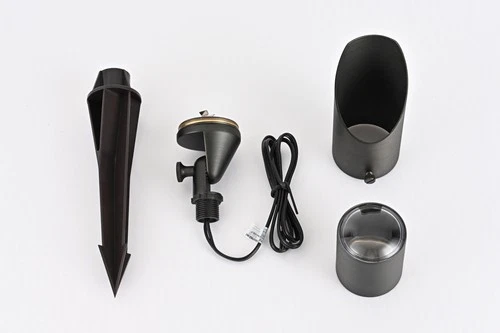 Elegant Lighting C049 Single Aera 3"W 12V Spot Light - Brass - Picture 2 of 8