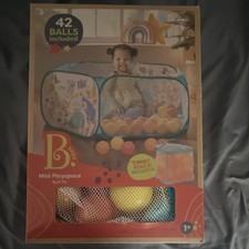 B Toys Mini Playspace Ball Pit with 42 Balls, Age 12 Months+ BX2428