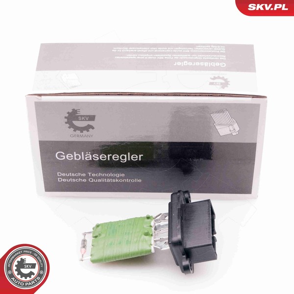 Widerstand InnenraumgebläSe Esen SKV 94SKV025 12V FüR Fiat Panda Classic Stilo-image