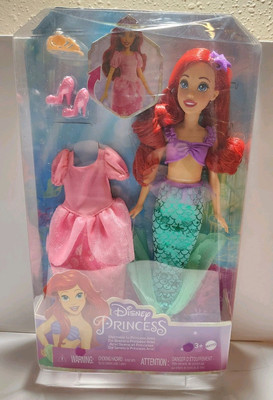Disney Princess Ariel 2-in-1 Mermaid to Princess Doll   The Little Mermaid   New