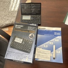 Vintage Sharp ZQ-2200 32KB Electronic Organizer 1991 Tested and Working A1