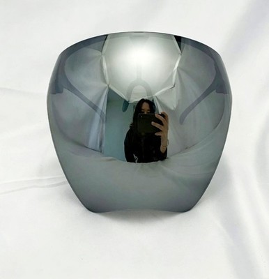 Silver Mirror Coating PC Full Face Mask Visor Anti-Fog UV Protective Face Shield