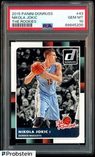 2015-16 Donruss The Rookies #43 Nikola Jokic Nuggets RC Rookie PSA 10 GEM MINT