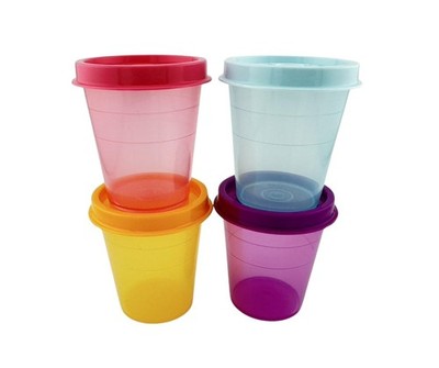 New Tupperware Tupper Minis Midgets 2oz / 60ml Assorted Multicolor 