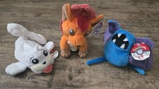 1998 KFC Pokemon Plush Lot Vulpix Zubat Seel Special Edition Tagged