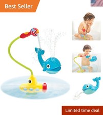 Whale Shower Hand Pump Bath Toy for Toddlers - Eco-Friendly Water Fun