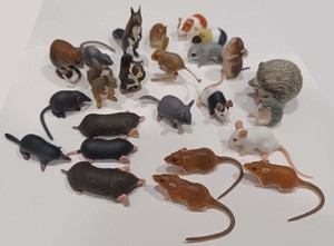 25 Kaiyodo ChocoQ mice, squirrels, moles, chinchilla, hedgehog, jerboa & more!