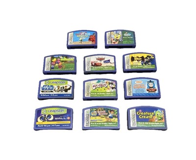 LeapFrog Leapster Game Cartridge Lot Of 10 Mixed Various games