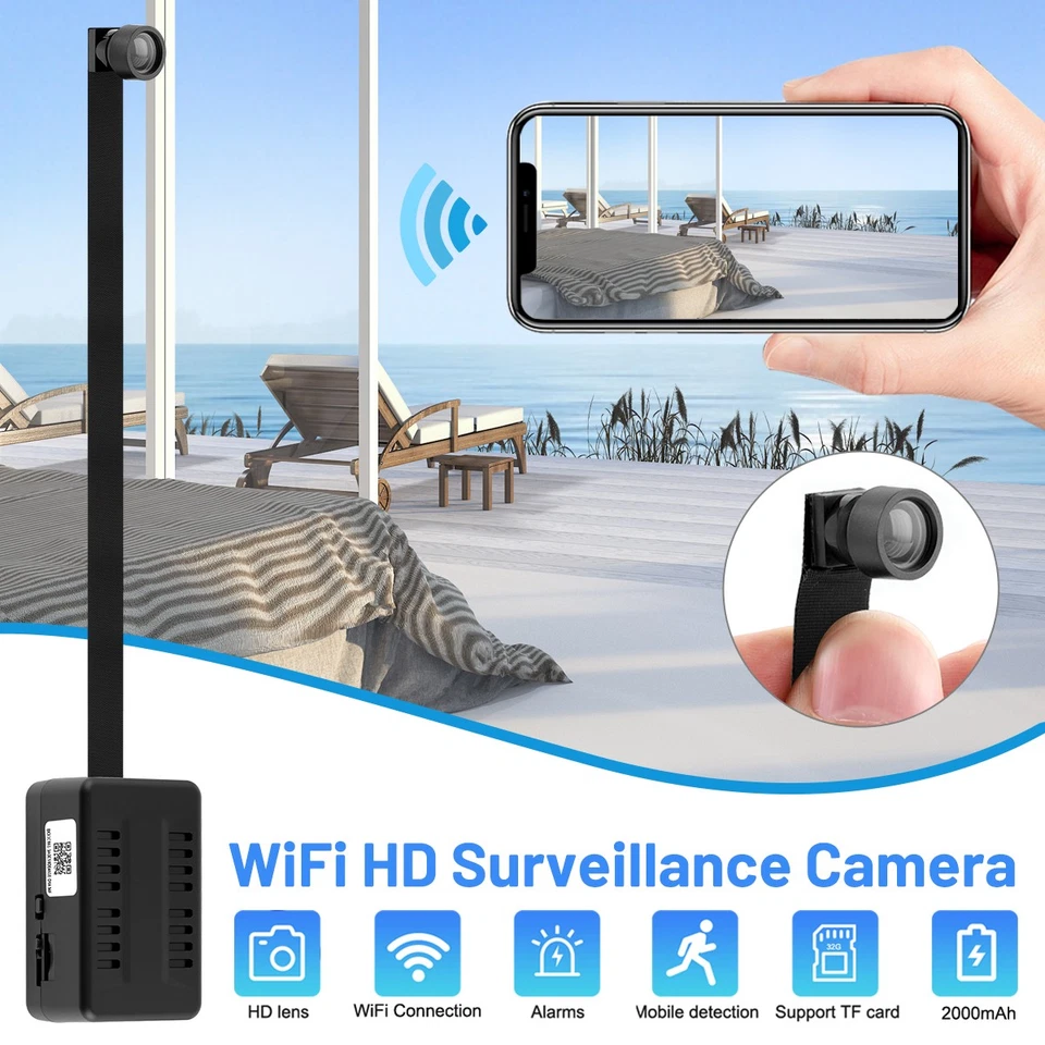 WIFI Wireless IP Mini Smallest DIY Buttons Camera HD 1080P Micro Video Recorder. - Image 4 of 4