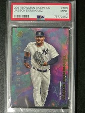 2021 Bowman Inception - 💥JAISSON  DOMINGUEZ💥 #100 (RC) Yankees PSA-9 Mint