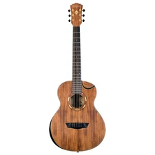 Washburn Comfort Series WCGM55K Dreadnought Semi Cutaway Acoustic Guitar, Rosewo