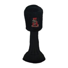 Vintage University Of Alabama Crimson Tide Golf Head Cover Black Retro Logo
