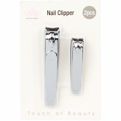 Touch of Beauty Nagelknipser Set 2er-Set Metall manuell Silber