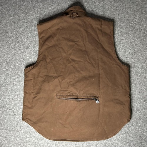 Vintage Wear Guard Vest Mens XL Brown Thinsulate Lined Corduroy Collar Outdoor - Picture 3 of 9