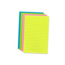 Pads Lined Sticky Notes 5 x 8 in, Colorful Large Sticky Notes 4 Bright Colors