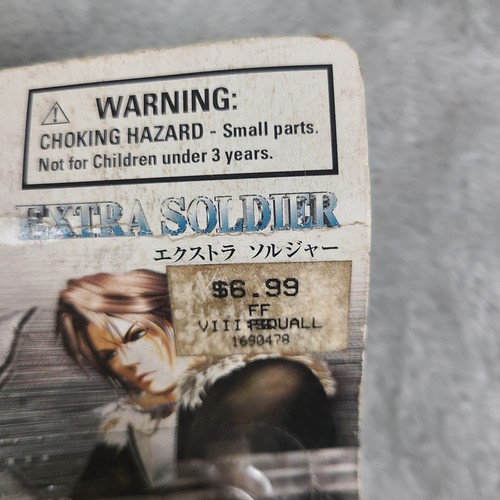 Squall Leonhart 6" Action Figure Final Fantasy VIII Square Enix Bandai 1999 New - Picture 6 of 11