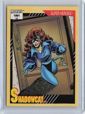 1991 Marvel Super Heroes Shadowcat #9 Character Card