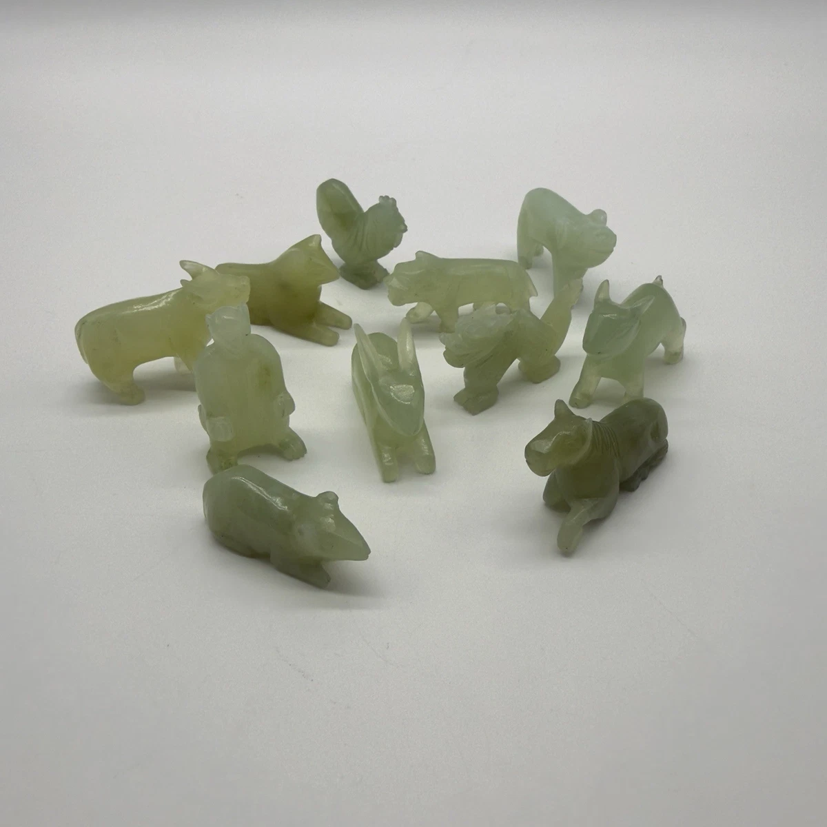 老鼠玉中国风雕像、雕像| eBay