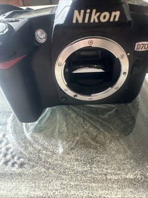 Nikon D D70 6.1MP Digital SLR Camera - Black (Body Only) - Untested Sold As Is