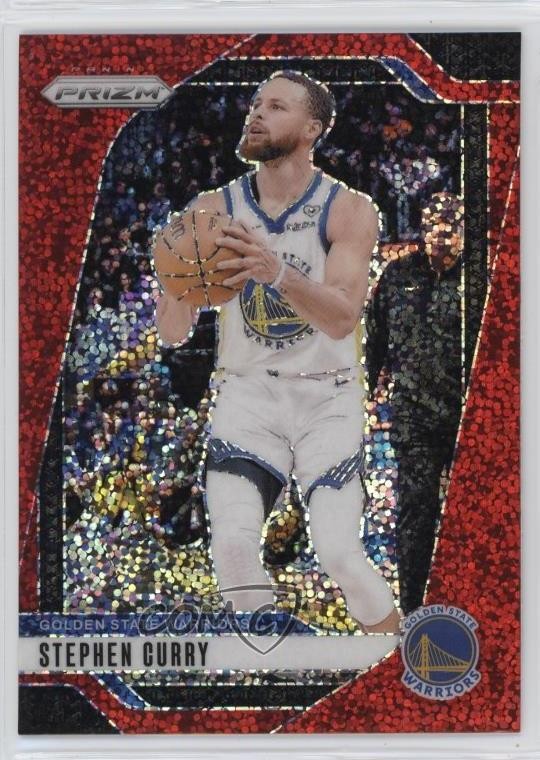 2024-25 Panini Prizm Red Sparkle Prizm Stephen Curry #134 0gp4