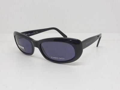 Vintage Romeo Gigli RG 166/S 007 schwarz mit grauen Gläsern Damen Sonnenbrille