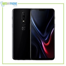 OnePlus 6 Black Unlocked 64GB 6.28" 16MP Dual Camera Android Smartphone
