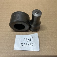 CST Cleveland Steel Tool 3/4” Punch & 25/32 Die Set – 413 Ironworker Tooling
