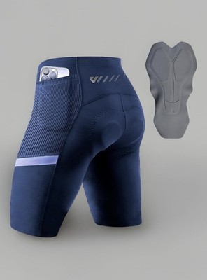 Wulibike Herren Reflektierendes Radtrikot, Atmungsaktiv Schnelltrocknend Cyclin Tasche L