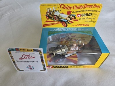Corgi Model Club 266 Chitty Chitty Bang Bang + Zertifikat Reissue ungeöffnete Box