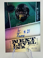 2012 Press Pass Fanfare Next Level Ink /50 LaMichael James Auto Oregon Ducks RC