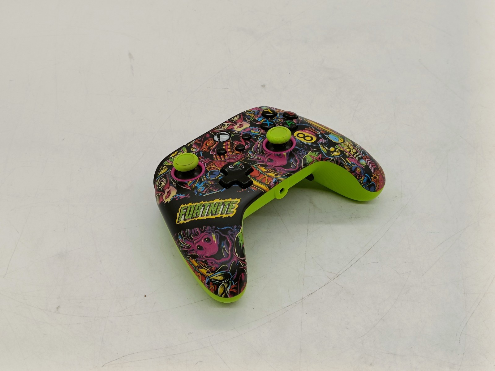 PowerA Advantage Wired Controller USB-C for Xbox X S One PC Fortnite Glow green