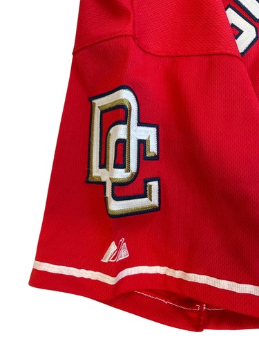 Gio Gonzalez # 47Majestic Mens Red Baseball Top Embroidered Size 50 - Picture 5 of 8