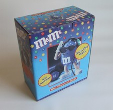 M M's "Blue Character Radio" with Headphones, 1990's Radio Shack, New-Old-Stock
