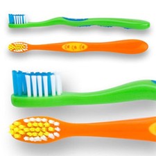SmileGoods Y331 Child Toothbrush Soft 31-Tuft Flat Trim Paw-Print Handle 72/Box