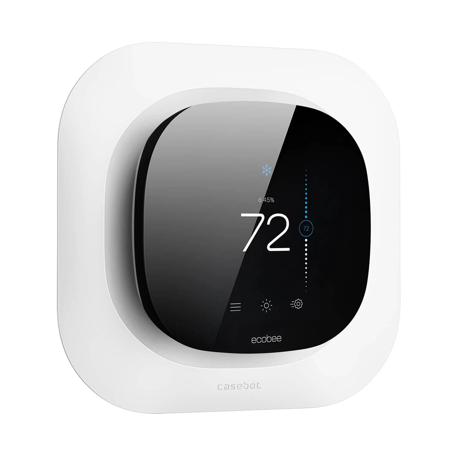 Ecobee Smart Thermostat Premium Enhanced Decorative Wall Plate White 2022