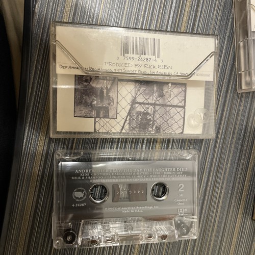 Andrew Dice Clay The Day the Laughter Died Couble Cassette Tapes 1990 Vintage - Picture 10 of 10