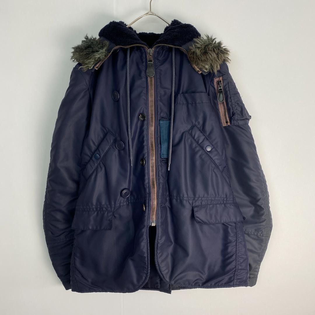 N-2B FRIGHT BOMBER JACKET Y2K ARCHIVE N2B Y2K Shiny Bomber Jacket