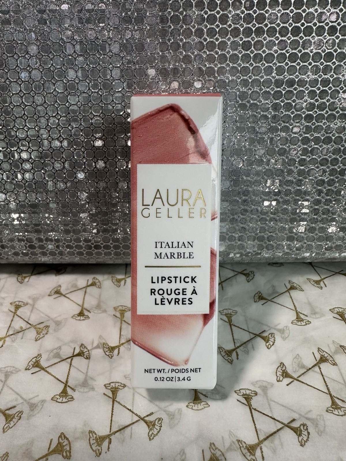 Laura Geller Italian Marble Lipstick in Berry Vanilla 3.4g New & Boxed