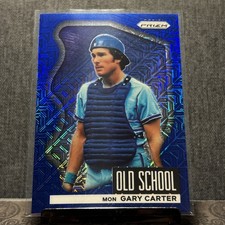 2022 Panini Prizm Baseball Gary Carter Blue Mojo Prizm 007/199 #OS-10 Expos