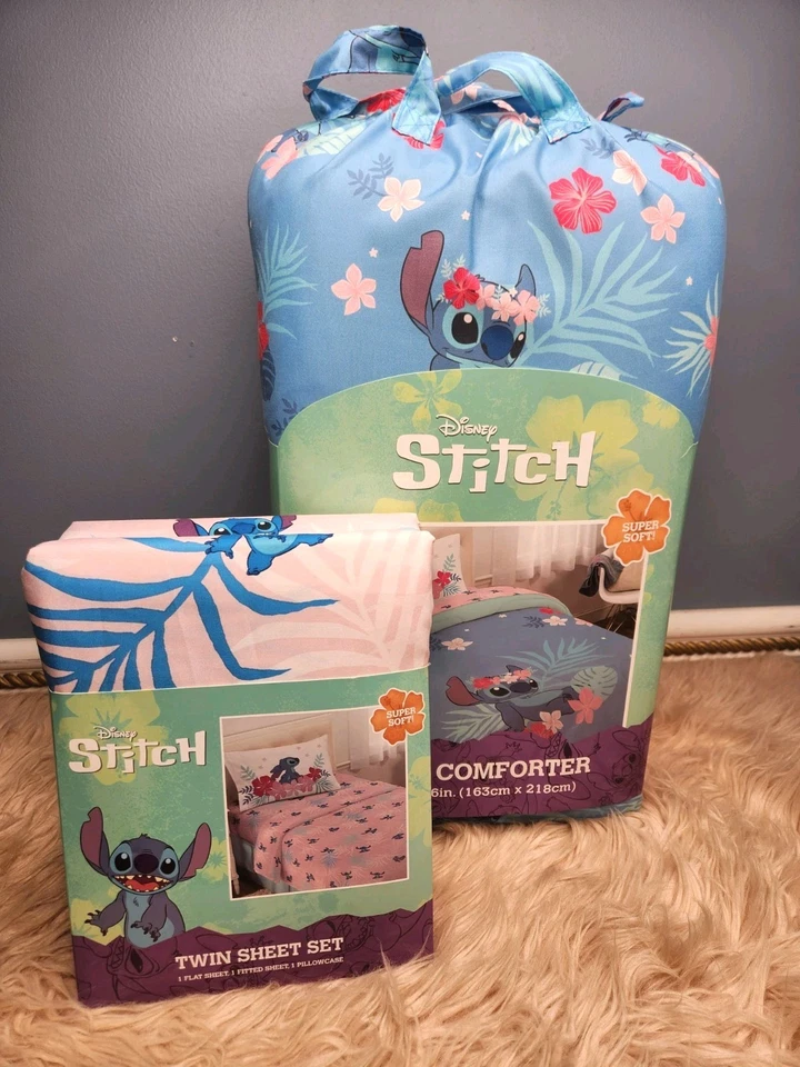 Juego de edredón y sábanas dobles tamaño doble Disney Lilo & Stitch Foto 2 de 4