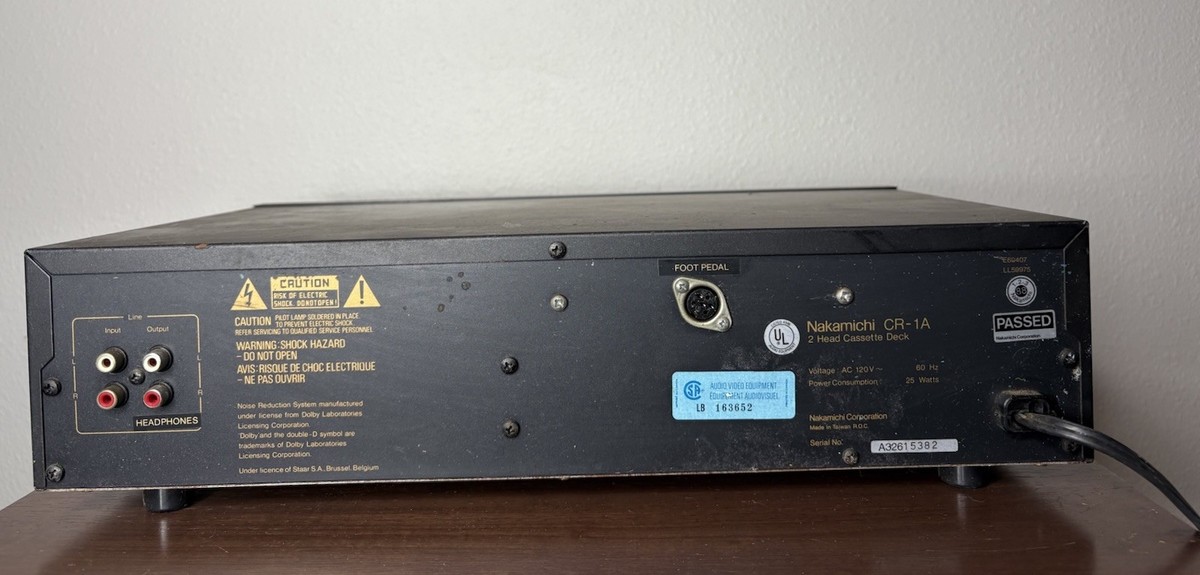 Nakamichi CR-1A 2 Head Cassette Deck for sale online | eBay