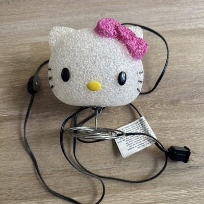 2012 Sanrio HELLO KITTY melted popcorn plastic table LAMP bedside